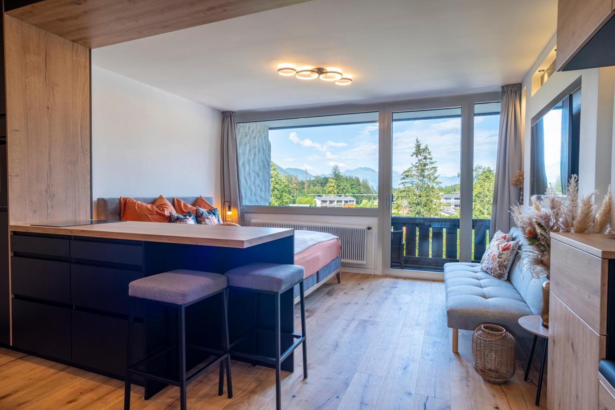 Suite Apartment Modern Getaway - Neu Renoviert - Strobl Am Wolfgangsee Esterno foto
